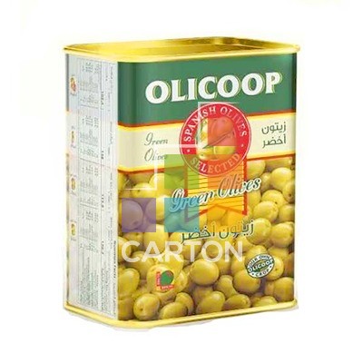 OLICOOP GREEN OLIVE WHOLE 2*5KG